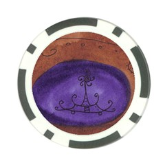 House Egg Poker Chip Card Guard by snowwhitegirl