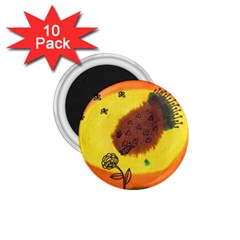 Pirana Eating Flower 1 75  Magnets (10 Pack)  by snowwhitegirl