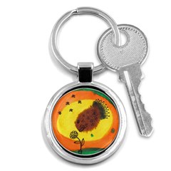 Pirana Eating Flower Key Chains (round)  by snowwhitegirl