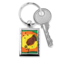 Pirana Eating Flower Key Chains (rectangle)  by snowwhitegirl