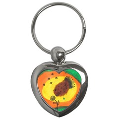 Pirana Eating Flower Key Chains (heart)  by snowwhitegirl