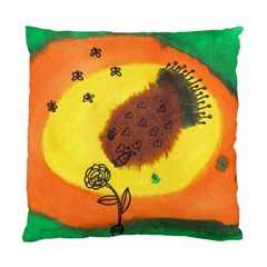 Pirana Eating Flower Standard Cushion Case (one Side) by snowwhitegirl