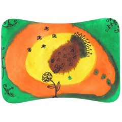 Pirana Eating Flower Velour Seat Head Rest Cushion by snowwhitegirl