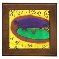 Landscape Egg Framed Tiles by snowwhitegirl