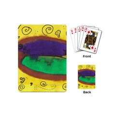 Landscape Egg Playing Cards (mini)  by snowwhitegirl