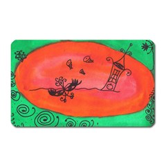 Flying Eyebird Magnet (Rectangular)