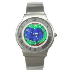 Peacocks Stainless Steel Watch by snowwhitegirl