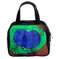 Peacocks Classic Handbags (2 Sides) by snowwhitegirl