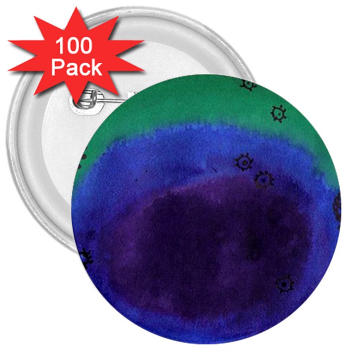 Egg 3  Buttons (100 pack) 