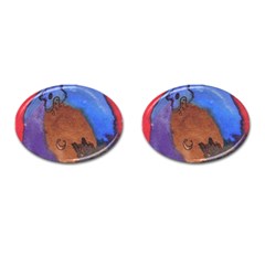 Creepy Castle Cufflinks (Oval)