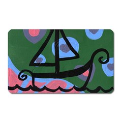 Boat Magnet (rectangular) by snowwhitegirl