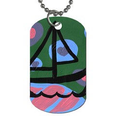 Boat Dog Tag (two Sides) by snowwhitegirl