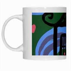 Smiling House White Mugs by snowwhitegirl