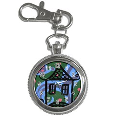 Smiling House Key Chain Watches by snowwhitegirl