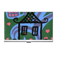 Smiling House Business Card Holders by snowwhitegirl