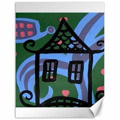 Smiling House Canvas 18  X 24   by snowwhitegirl