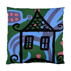 Smiling House Standard Cushion Case (one Side) by snowwhitegirl