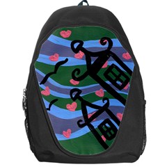 Two Houses Backpack Bag by snowwhitegirl