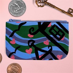 Two Houses Large Coin Purse by snowwhitegirl