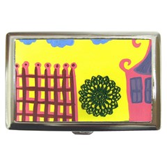 Pink House And Fence Cigarette Money Cases by snowwhitegirl