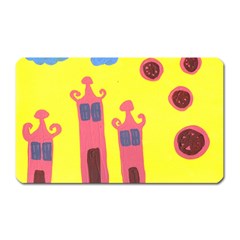 Three Houses Saying Ohhhh Magnet (rectangular) by snowwhitegirl