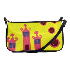 Three Houses Saying Ohhhh Shoulder Clutch Bags by snowwhitegirl