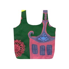 The Biggest Pink House Full Print Recycle Bags (s)  by snowwhitegirl