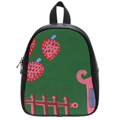 Floating Strawberries School Bag (Small)