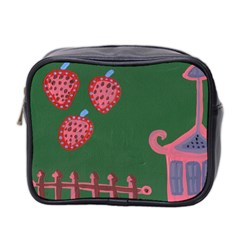 Floating Strawberries Mini Toiletries Bag 2-Side