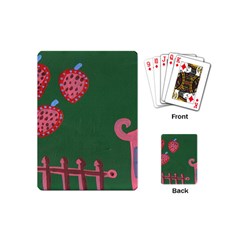 Floating Strawberries Playing Cards (Mini) 