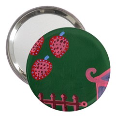 Floating Strawberries 3  Handbag Mirrors