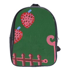 Floating Strawberries School Bag (XL)