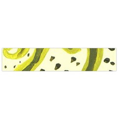 Yellow Swirls Small Flano Scarf by snowwhitegirl