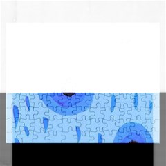 Blue Rain Rectangular Jigsaw Puzzl by snowwhitegirl