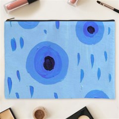 Blue Rain Cosmetic Bag (xxxl) by snowwhitegirl