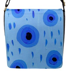 Blue Rain Flap Messenger Bag (s) by snowwhitegirl