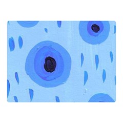 Blue Rain Double Sided Flano Blanket (mini)  by snowwhitegirl