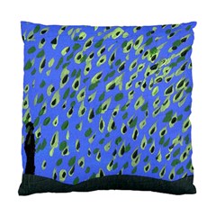 Raining Leaves Standard Cushion Case (one Side) by snowwhitegirl