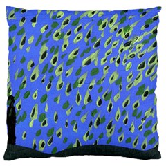 Raining Leaves Large Cushion Case (one Side) by snowwhitegirl