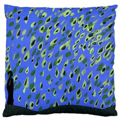 Raining Leaves Standard Flano Cushion Case (one Side) by snowwhitegirl