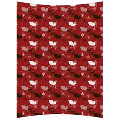 Snow Sleigh Deer Red Back Support Cushion by snowwhitegirl