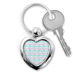 Hearts Butterflies White 1200 Key Chains (heart)  by snowwhitegirl