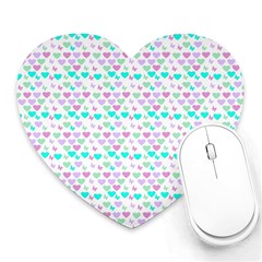 Hearts Butterflies White 1200 Heart Mousepads by snowwhitegirl