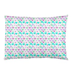 Hearts Butterflies White 1200 Pillow Case (two Sides) by snowwhitegirl