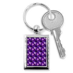 Snow Sleigh Deer Purple Key Chains (rectangle)  by snowwhitegirl