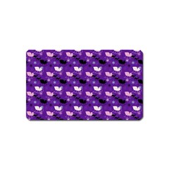 Snow Sleigh Deer Purple Magnet (name Card) by snowwhitegirl