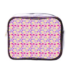 Hearts Butterflies Pink 1200 Mini Toiletries Bags by snowwhitegirl