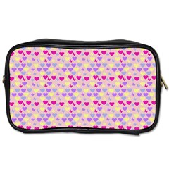 Hearts Butterflies Pink 1200 Toiletries Bags by snowwhitegirl