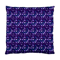 Hearts Butterflies Blue Standard Cushion Case (one Side) by snowwhitegirl