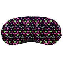 Hearts Butterflies Blue Pink Sleeping Masks by snowwhitegirl